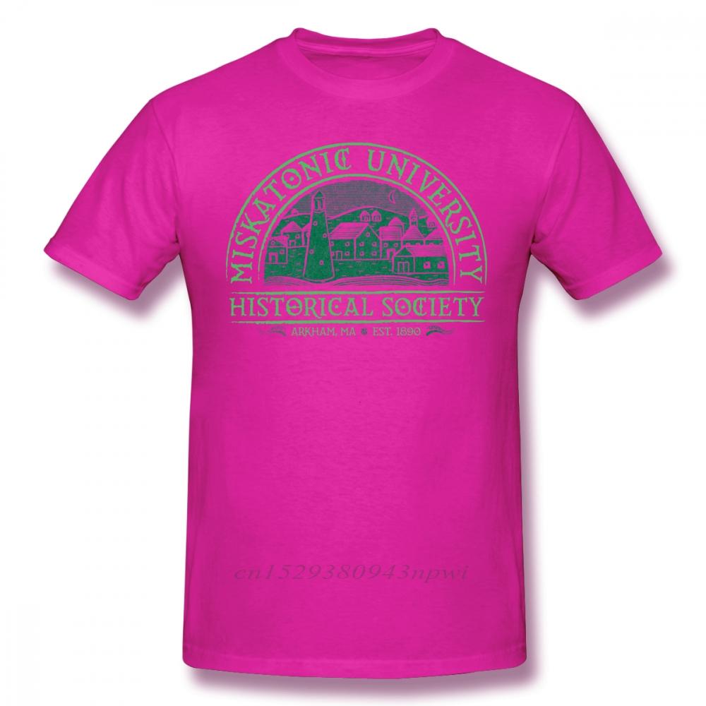 Arkham Horror T Shirt Miskatonic Historical Society TShirt Man Cotton Tee Shirt Cute Oversized Printed ShortSleeve Tshirt