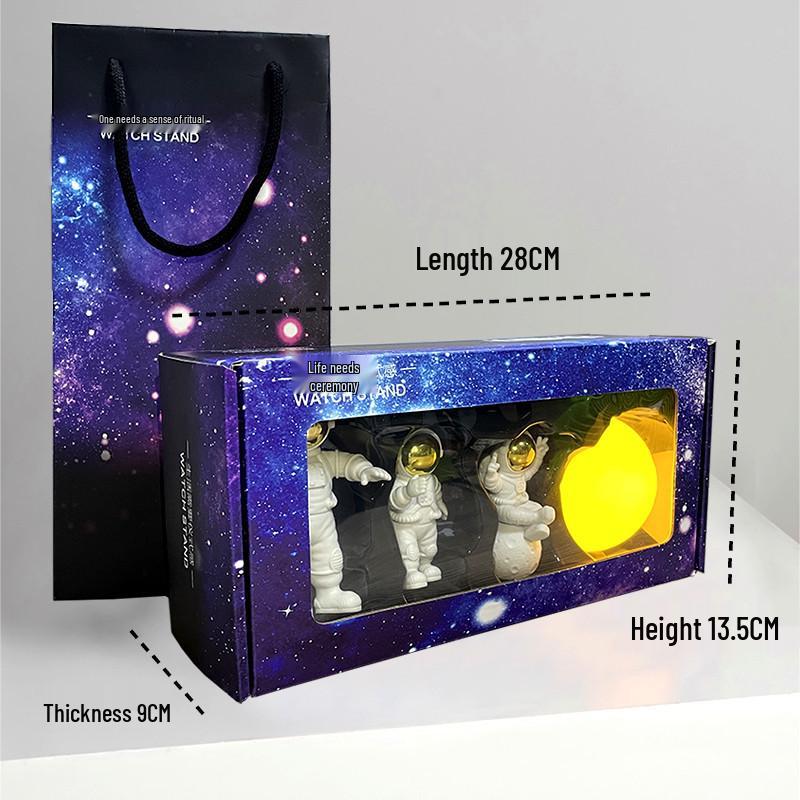 Astronauten-Figur-Ornament für Wohnzimmer oder Kinderzimmer - Weihnachtsgeschenk-Deko Weltraumfahrer