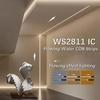 0,5-10m COB WS2811 LED-Lichtleiste DC24V 360 LEDs Adressierbar Fließeffekt Flexibel 3000K/4000K/6000K für Innenraum Heimdekoration