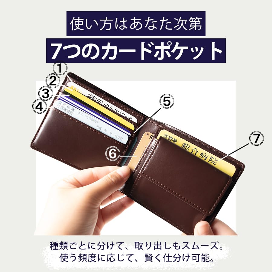 Bifold Wallet for Men and Made of Artificial with Bill Coin Simple Card Pockets Women, Leather, Compartment, Purse, Durable, Design, (Black)