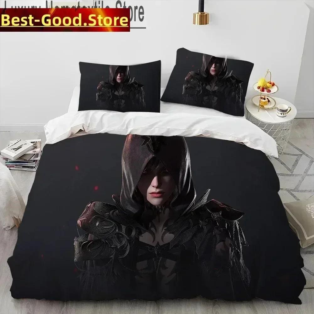 3D Print Lost Ark Game Bedding Set Printed Bed Set With Pillowcase Bed Duvet Cover Soft Queen King Size Bedclothes Home