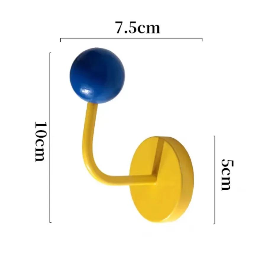 1/3Pcs Punch-Free Refrigerator Door Colour Hooks Self Adhesive Sticky Seamless Magnetic Suction Wall Hooks for Bathroom &kitchen