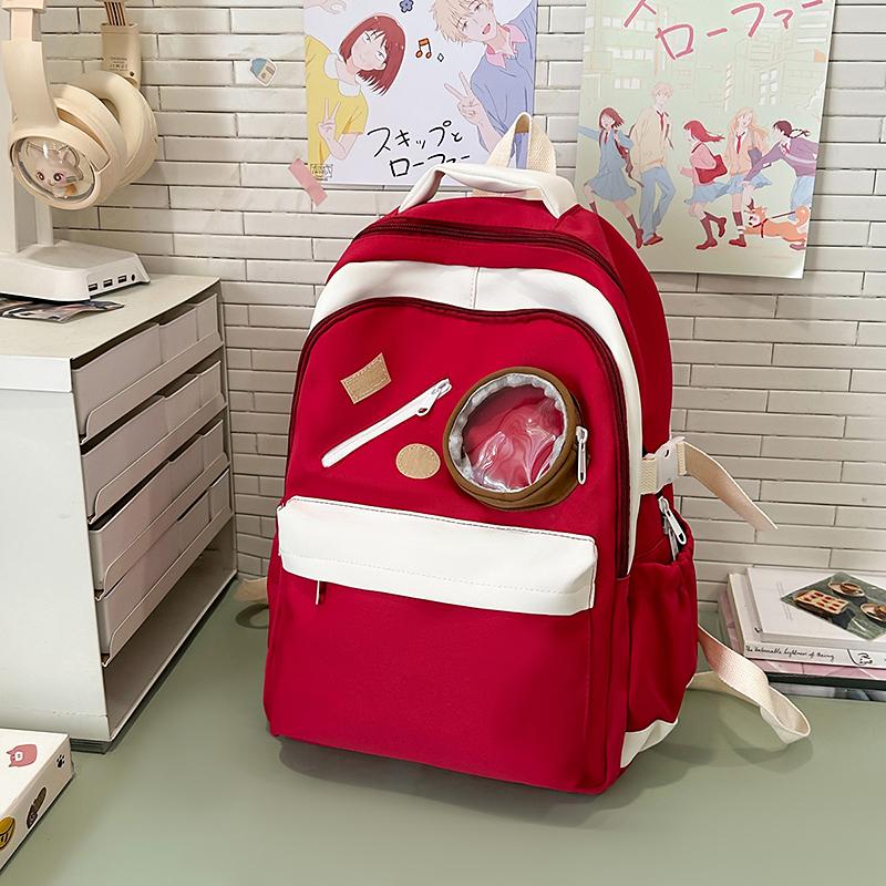 Campus Schultasche Damen Rucksack mit großer Kapazität Studentenrucksack