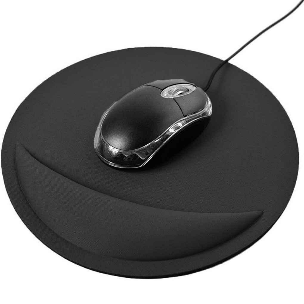 

Solid Color Round Soft Wrist Protected Cushion EVA Gaming Mouse Pad Colorful