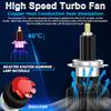 2Pcs 6 Sides H7 LED Headlight Bulbs 360 Degree 3D 20000Lm H1 LED H11 H8 H9 9005 9006 9012 HIR2 Auto Lamp Turbo Car Headlamp 6500K White 12V