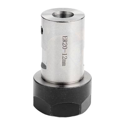 C25?ER20?50L Bloque de Pinzas Portapinzas Eje Motor Husillo Herramienta de Sujeción Barra (12 mm)