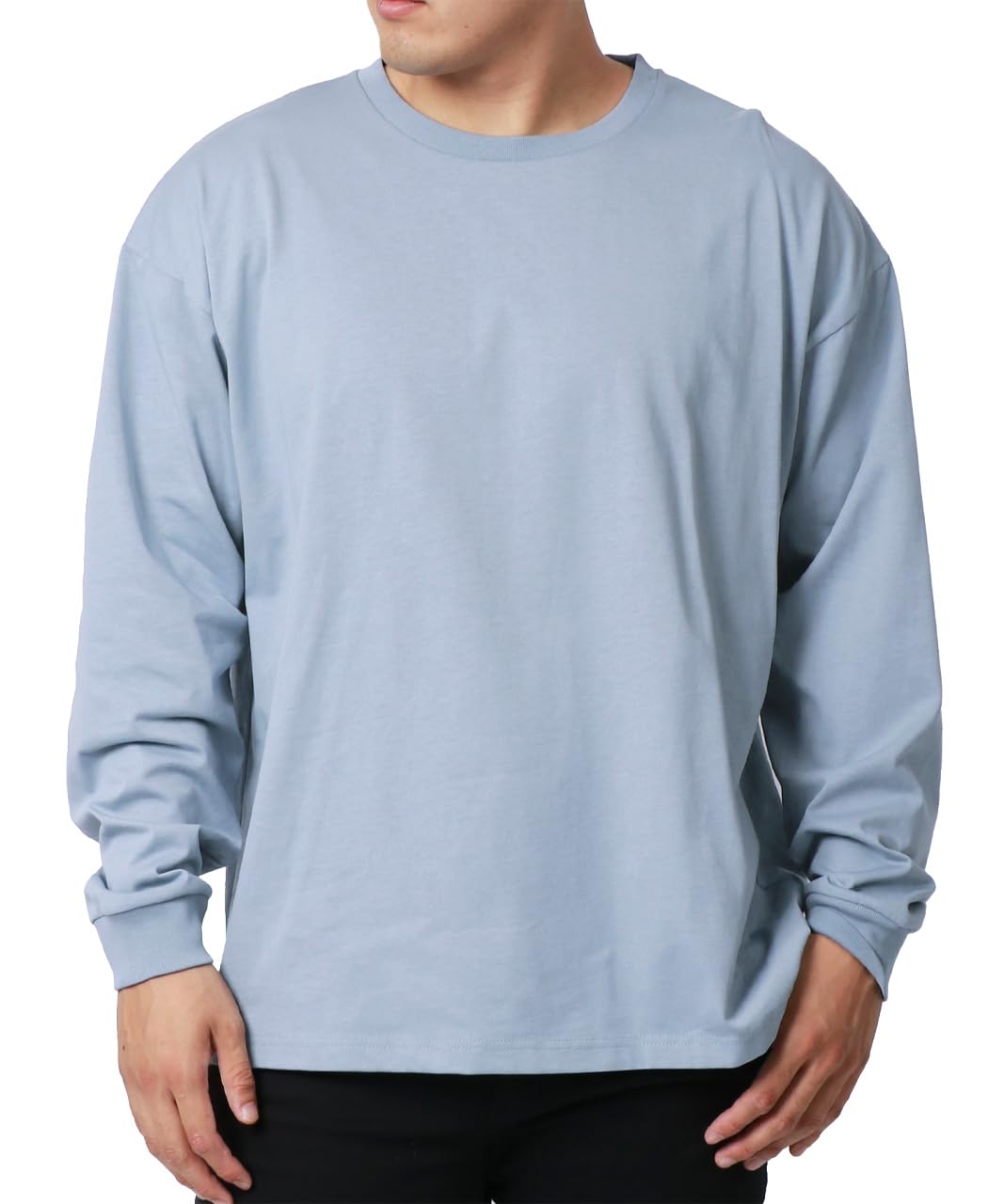 

Large Size Long Sleeve M Sweat Quick UV Long Cut and 5L [MRU] Men s T-Shirt, - 6L, Plain, Absorbent, Drying, Protection, T-Shirt, Sewn, Blue, синий
