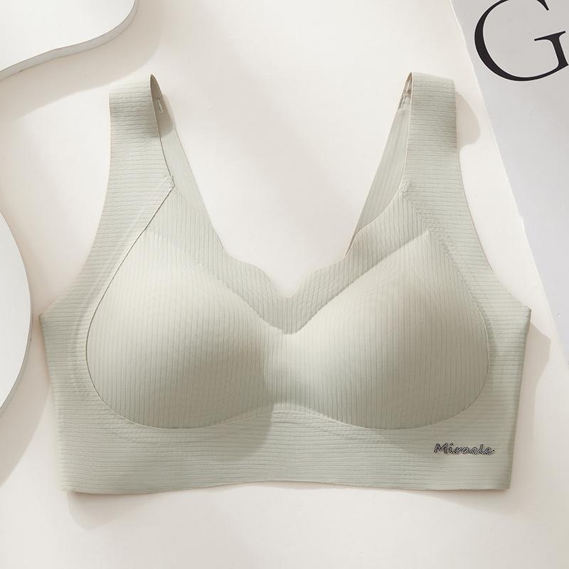 Women S Seamless Wirefree Large Size Sleep Bra For Breast Support