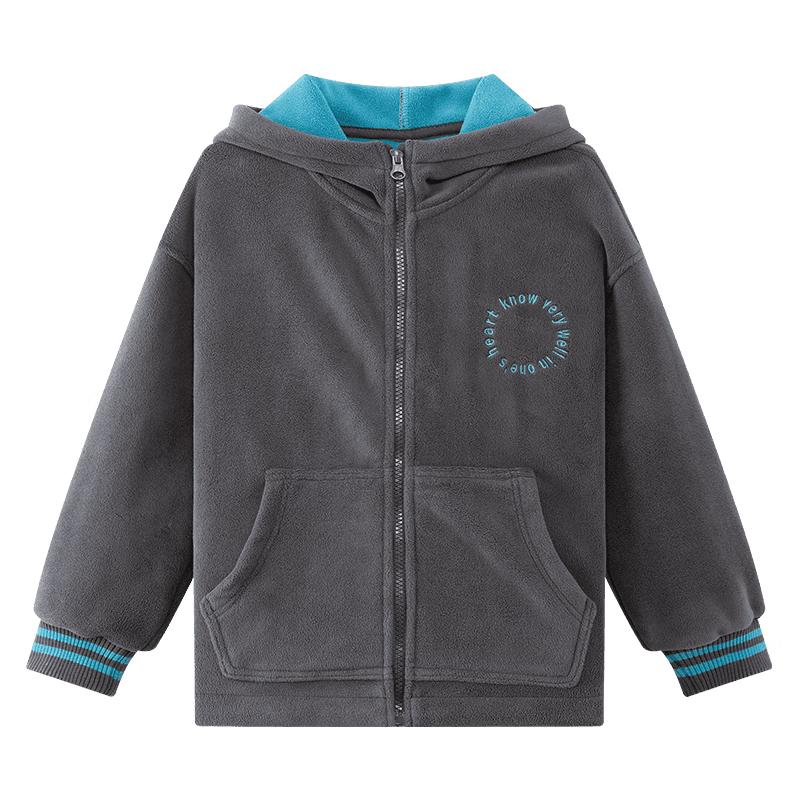 ZuoXi Boys  Fleece Hooded Jacket 120