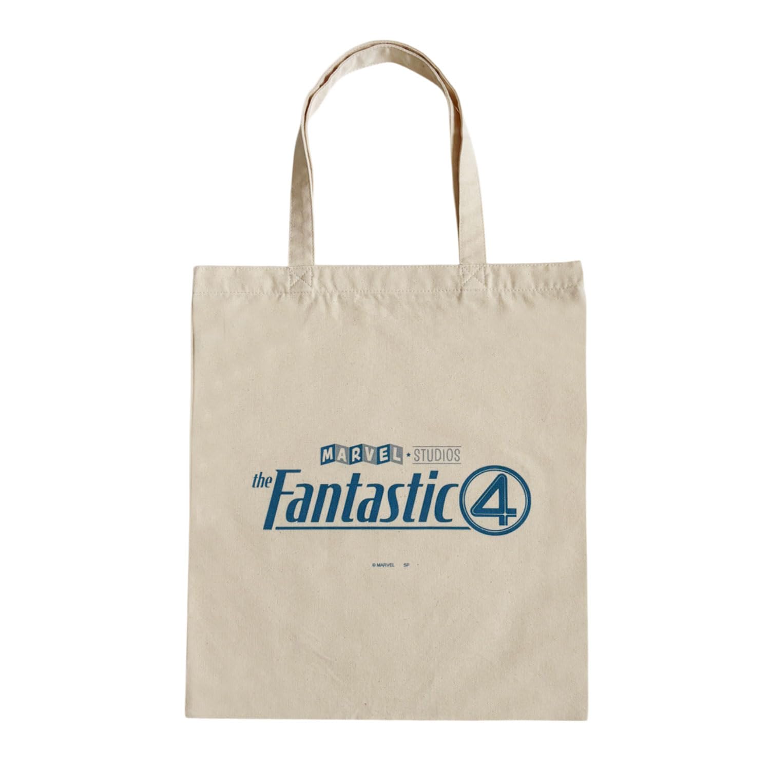 

Small Planet Marvel First Tote Bag Logo Natural Fantastic 4 Step
