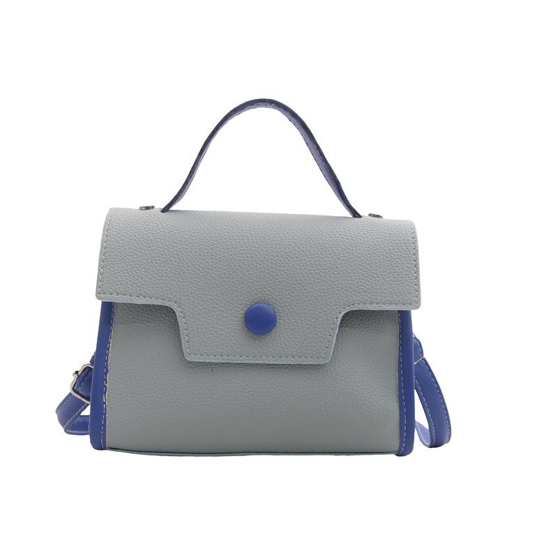 Dámská taška Módní malá čtvercová taška Texturovaná PU kabelka Jednoduchá všestranná taška přes rameno