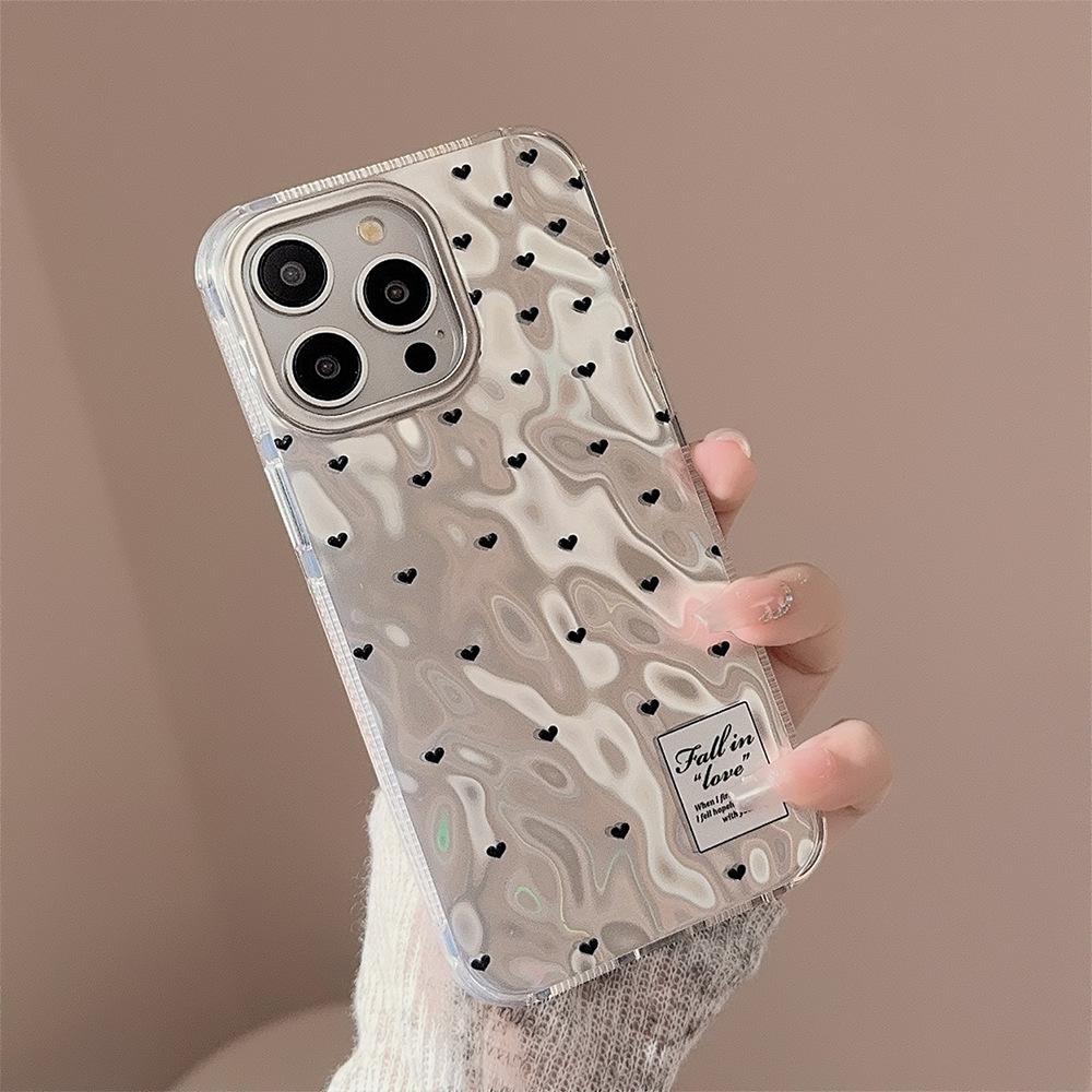 

Чехол «Черное сердце» для iPhone 13 iPhone 15 iPhone 16 Pro Max iPhone 16 Pro Max