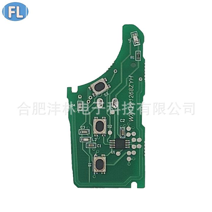 Kia Soul 3-Button 433MHz Folding Key Board