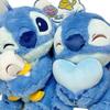 Stitch Plush Toy with Heart, Super Soft Long Pile Fabric, 30/40/50/70/90cm Multiple Sizes, Birthday Valentine's Day Gift
