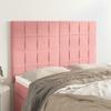 VidaXL Headboards 4 Pcs Pink 72x5x78-88 Cm Velvet3116385