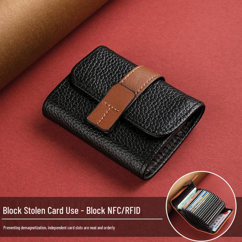 Women's Multi-Card Slot Holder - Large Capacity, Elegant Driver's License and Card Sleeve