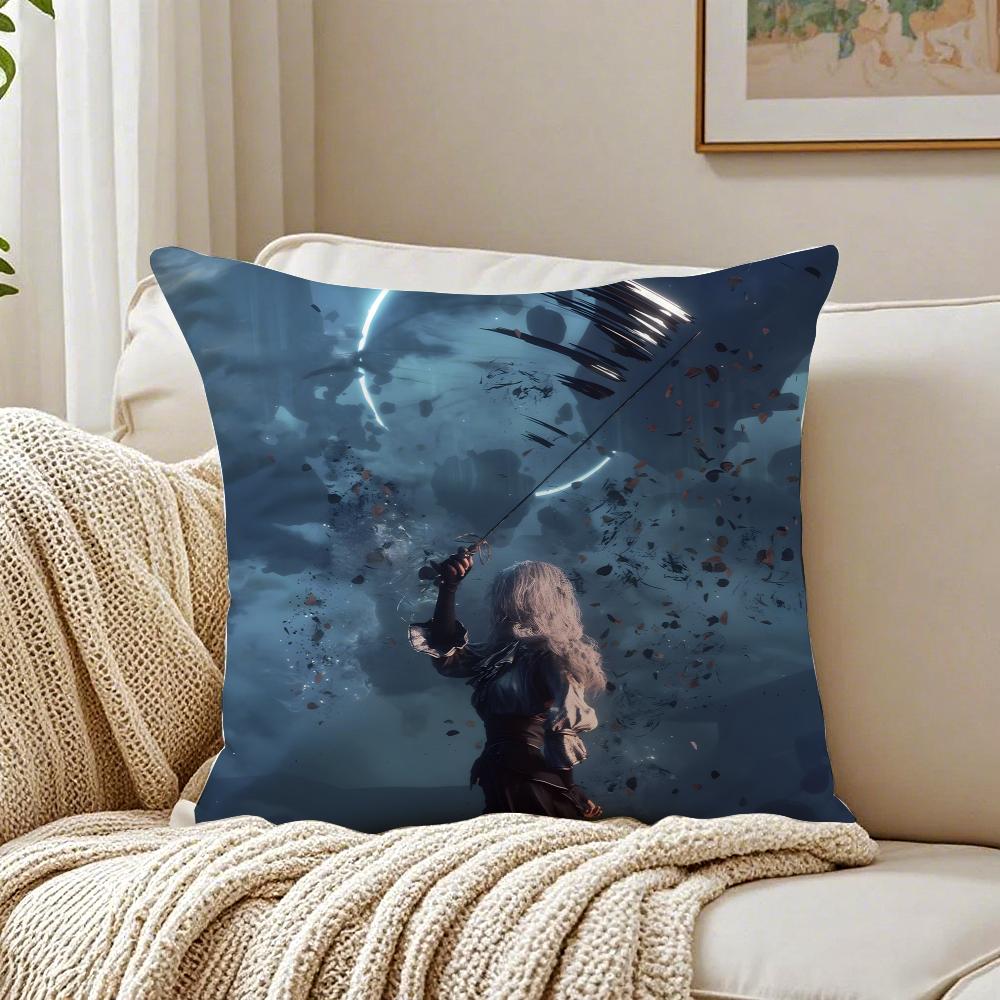 game exploratory CClair OObscur EExpedition 33 Cushion Cover Pillowcase Antidustmite living Room Sofa Decor Cushion Room