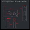 Invisible Door Lock Bedroom Single Side Secret Lock Chamber Door With Key Hidden Door Handle Background Wall Hidden Door Lock