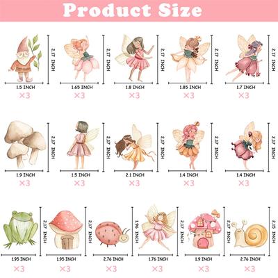 Fairy Cupcake Toppers for Birthday Party Fairy Party Supplies Perfect for Woodland Garden Fairy First Birthday Party Baby Shower