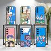 CITY THE ANIMATION Anime Phone Case For Samsung Galaxy A73,A72,A71,A70,A53,A52,A51,Others Soft Black Cover
