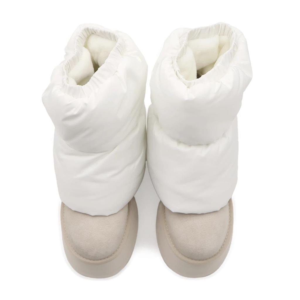 1158275-WCRM UGG Women's Classic Mini Dipper Puffer White Ceramic (Women's)