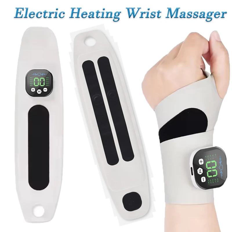 Electric Cordless Hand Wrist Massager Vibration Relieves Tenosynovitis Massager USB Rechargeable Carpal Tunnel Fatigue Relief