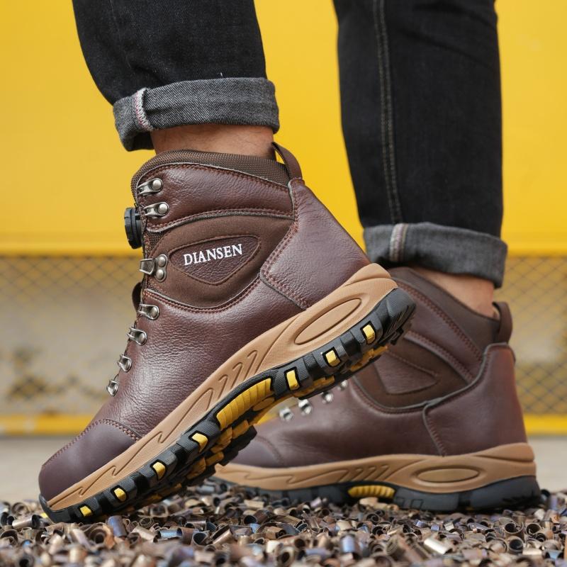 Vodotěsná bezpečnostní obuv Ochranná obuv Odolná proti propíchnutí Ocelová špička Boty Kevlarové vložky Průmyslové Pánské Pracovní Boty