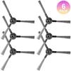 6 Pcs Side Brushes Robotic Replacement Side Brush Spare Part For BOb-sweep/For Dus-tin/For Or-bi/For RC400 Designed To Reach Every Corner Effectively
