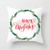 Merry Christmas Printed White Putetrekk Christmas Style Putetrekk Hjem Sofa Dekor Putetrekk