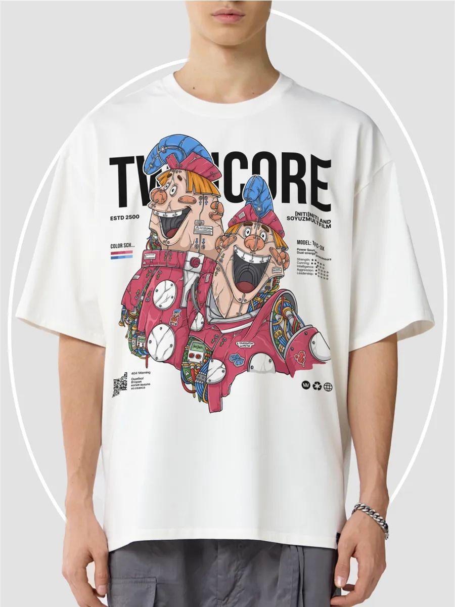 

Oversized T-shirt with Soyuzmultfilm print S