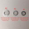 12Pcs Miniature Round Grille Porthole Outer Dia 12Mm/11Mm/8Mm Detailed Alloy Portholes For Miniscale Model Ship Boat Decoration