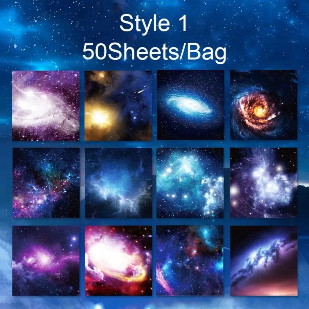 Square Star Sky Constellations Origami Paper Kid DIY Handmade Double-sided Coloring Fold Craft Paper Art Material Gift For Kids