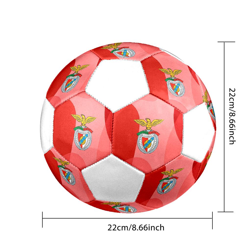 1PC S.L.B size 5 soccer ball PrahaIndoor Soccer Ball Colorful All Ages Machine Stitched PVC Competition Ready Durable High-Bounce
