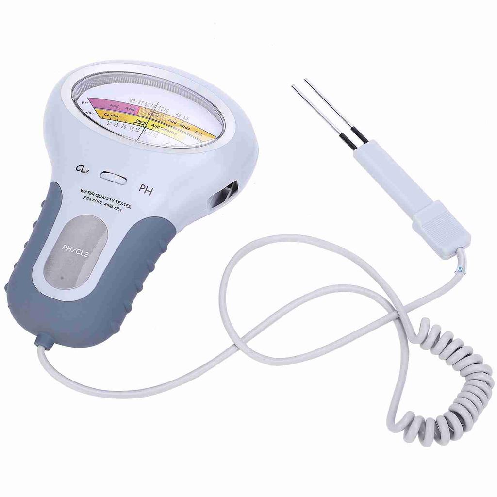 Miernik Chloru Tester Chloru PH PC‑102 Poziom CL2 Przenośny Cyfrowy Miernik PH Jakość Wody Basen Spa Instrumenty Analityczne