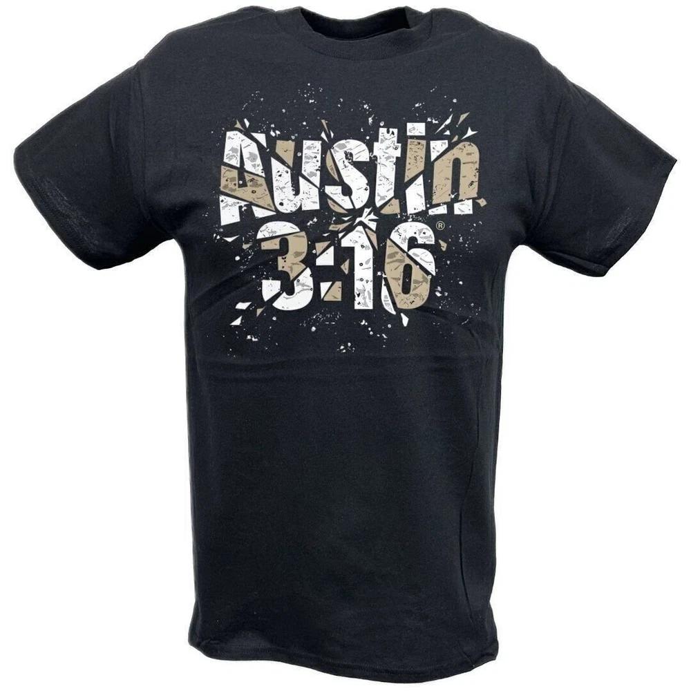 Stone Cold Steve Austin 316 Shattered Black Tshirt M