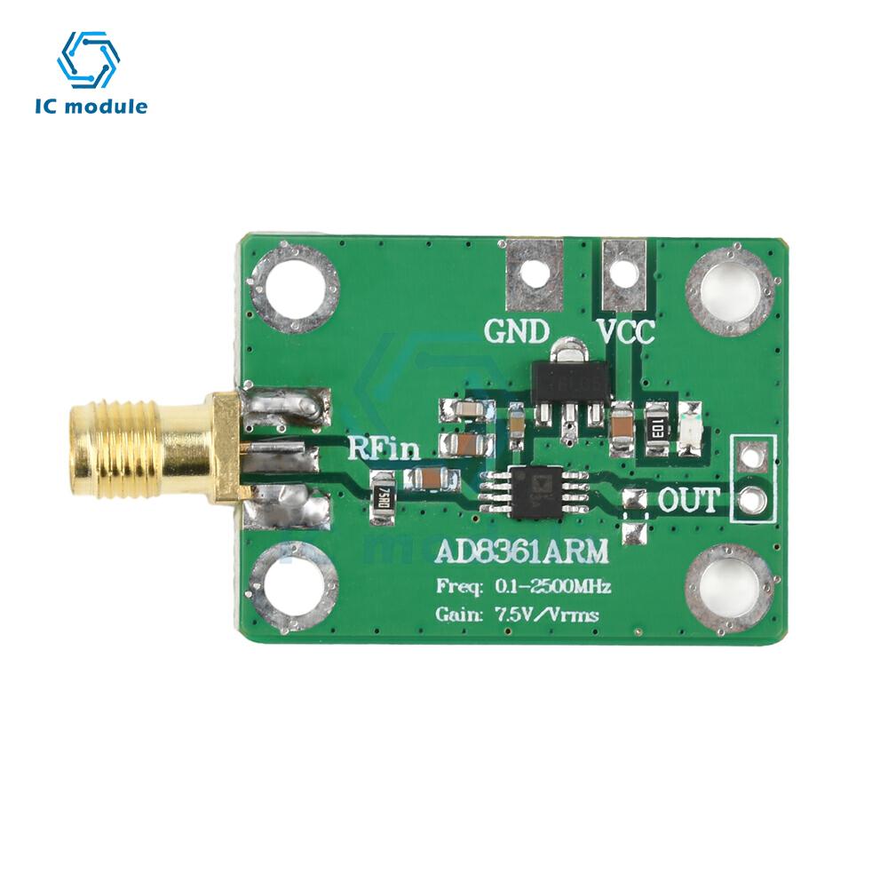 AD8361 DC 2,7-5,5 V HF-Leistungsmesser True RMS-Erkennungsmodul AM-Detektor Amplitudendetektor 0,1-2,5 GHz