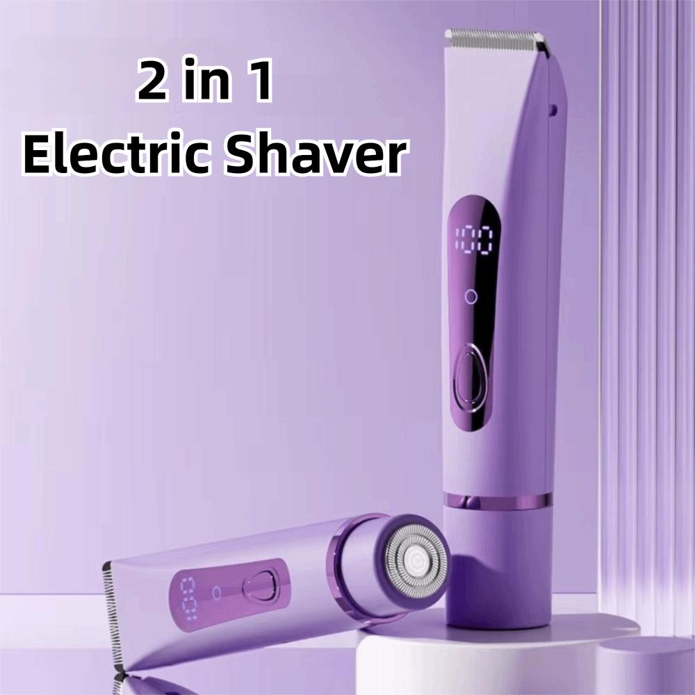 2 in 1 Bikini Trimmer Wet Dry Use Hair Remover New Electric Shaver  Face Body