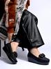Shoetopia Upper Bow Detailed Loafers for Women & Gilrs Comfortable Office, Party & Casual Footwear