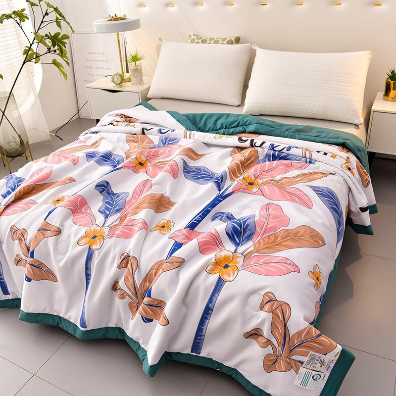 

Летнее спальное одеяло из соевого волокна, кондиционер, одеяло из стираного хлопка, летние одеяла для взрослых для кровати, дивана, домашний декор 200X230cm