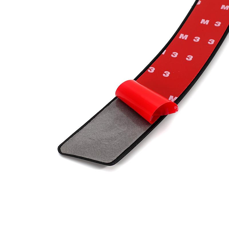 40 X 3,8 CM Protector pentru jante de roată pentru sprâncene Moleturi pentru arcul roții Autocolante din cauciuc Bandă decorativă Protector pentru bara de protecție