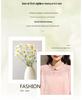 Elegant Chinese Style Summer T-shirt for Middle-aged and Elderly Women: Dignified Seven-point Sleeve Loose Top