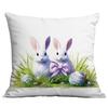 Hot Easter Bunny Purple Series Pillow Case with Pillow Case with A Variety of Pillow Covers Available