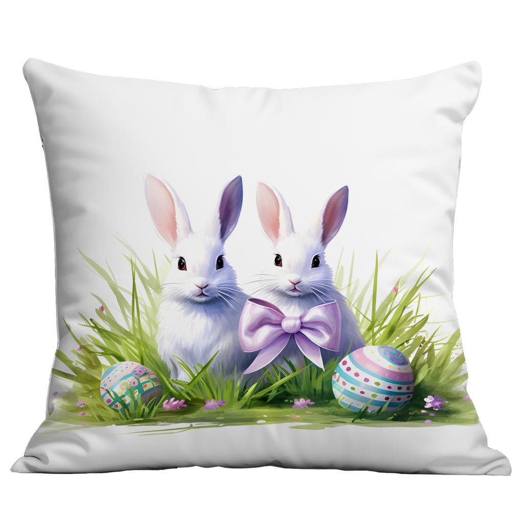 Hot Easter Bunny Purple Series Pillow Case with Pillow Case with A Variety of Pillow Covers Available