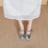 Women's shoes summer women's 2025 new fashion bag head half drag single shoes women's sexy versatile women's shoes soft sole is not tired