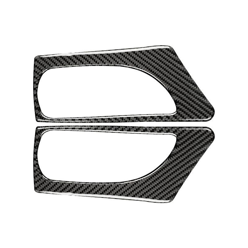 Car Accessories Inner Front Door Handle Panel Frame Decoration Cover Trim Carbon Fiber Sticker For Lexus IS250 300 350