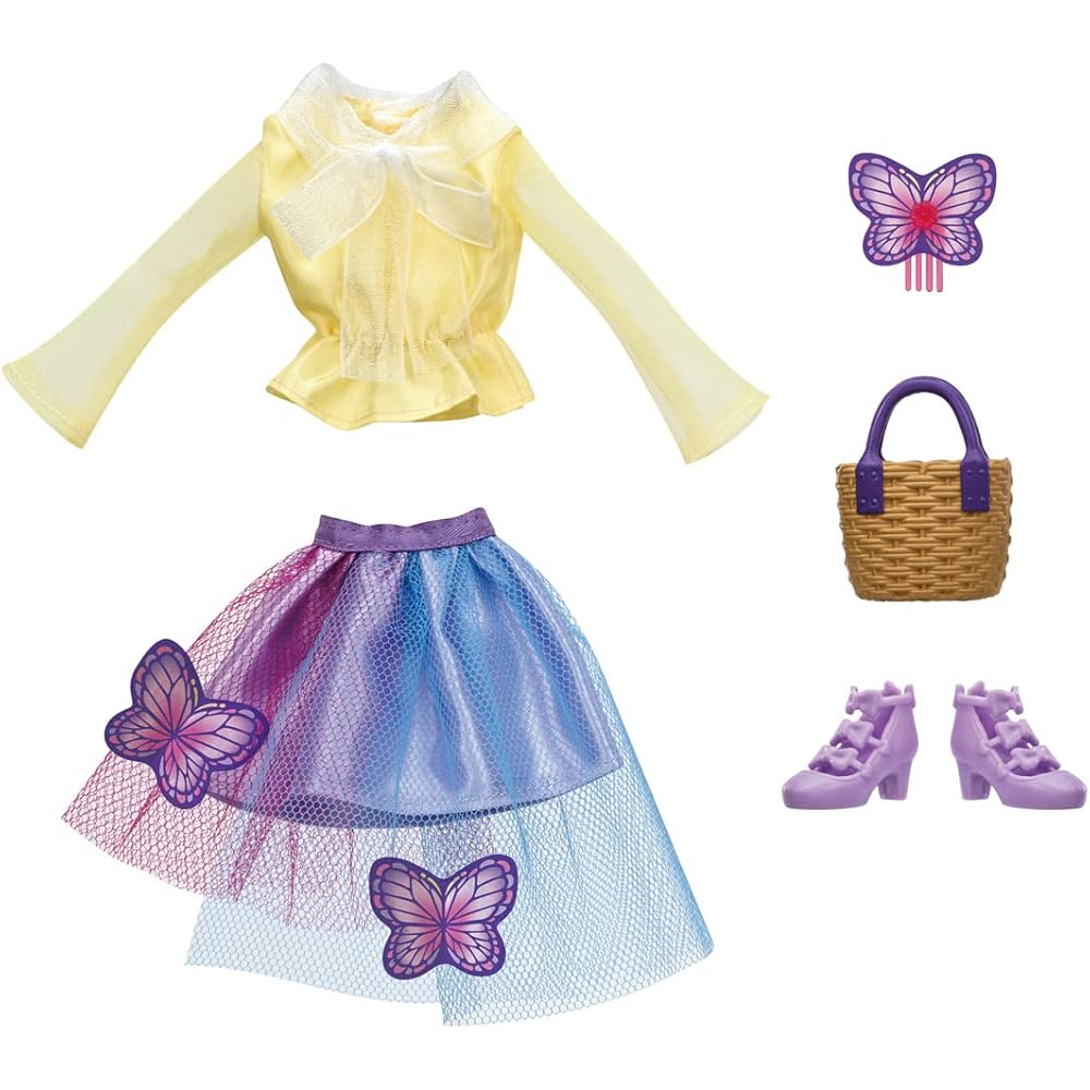 

Takara Tomy Licca Dress Papillon Picnic Wear Doll Outfit for 3 Years and Up Toy Safety Standard Certified