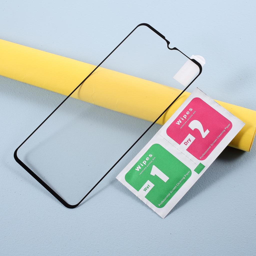 Ochranná fólie na displej z tvrzeného skla s plným krytím a sítotiskem (Plné lepidlo) pro Motorola Moto G9 (Indie)/Moto G9 Play