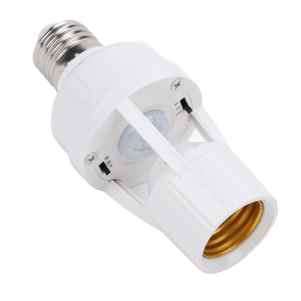 Motion Sensor Light Socket E27 Screw Light Bulb Holder LED Infrared Motion Sensor Lamp Switch Socket