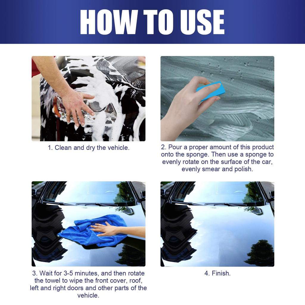 Rayhong Car Crystallization Liquid Clean Dirt Waterproof Dustproof Scratch Repair Car Paint Maintenance Renovation Coating Liquid