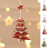 Wooden Christmas Decorations Star Christmas Tree Ornaments Multilayer Christmas Tree Pendant  Wall